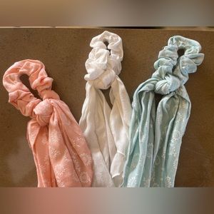 Anthropologie, Victoria Hair Scarf Set of 3